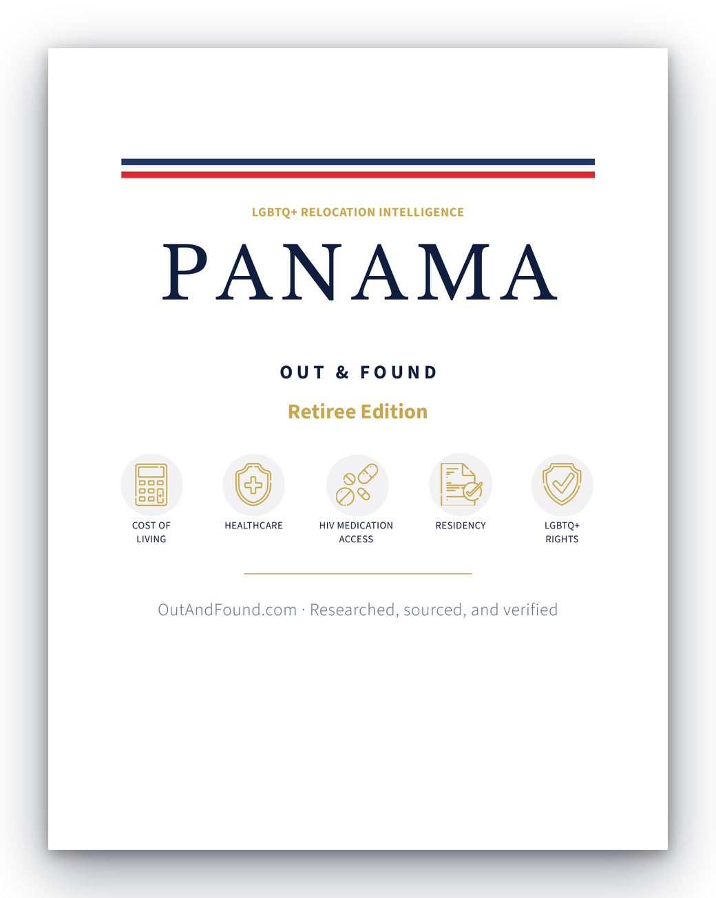 Out & Found Panama Retiree Edition guide cover