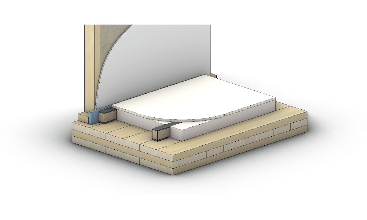 Render of the Tranquillo Acoustic Flooring System