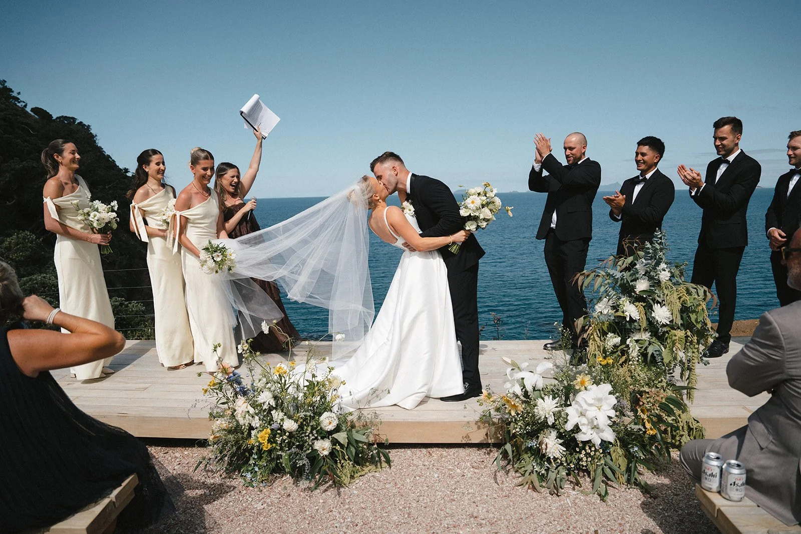Ceremony at Clay Bank by Revel in White