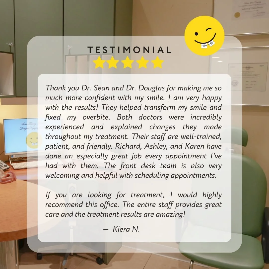 Confident smiles are our favorite results! 😁✨ Thank you for trusting our team with your smile journey.

#Testimonial #drseanbraces #orthodontist #orthodontics #braces
