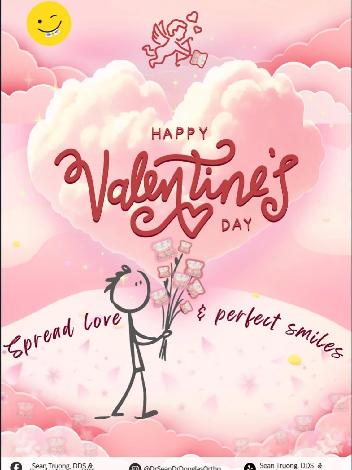 Spreading healthy, perfect smiles is our love language &mdash; today and every day! 💖😁

#shareaperfectsmile #drsean #drdouglasdrsean #drseanbrace #orthodontist