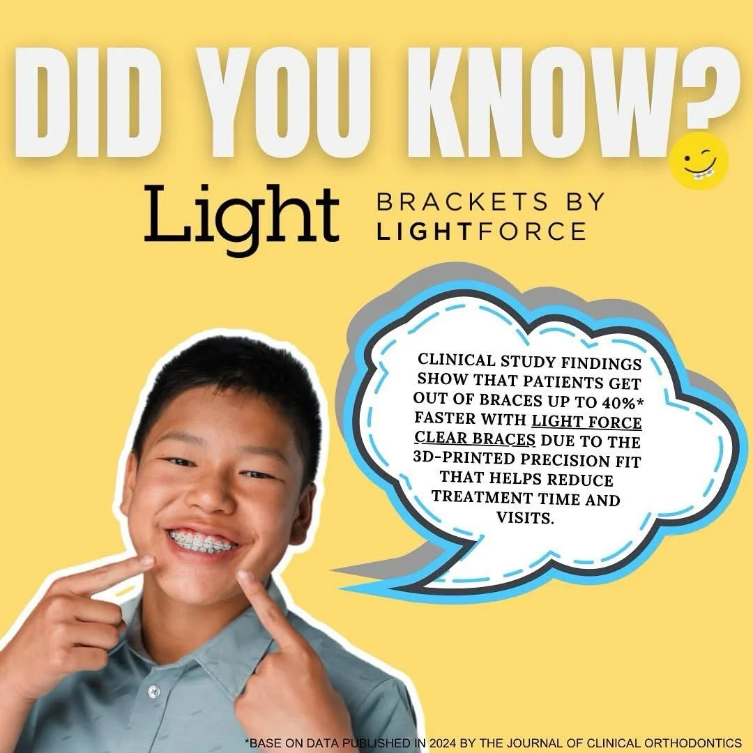 Now that&rsquo;s your kind of braces - custom, precise, and made for you! 💖🦷 @wearelightforce 

#lightforcebraces #drseanbraces #drsean #orthodontist #perfectsmile