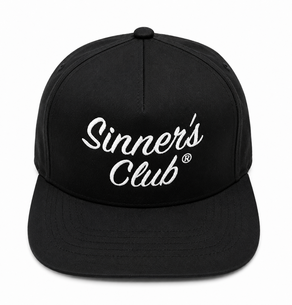 Black Snapback with White Font 1.png
