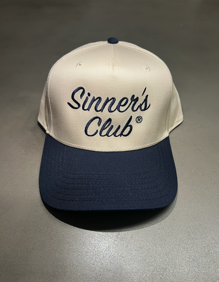 Navy Cream Snapback