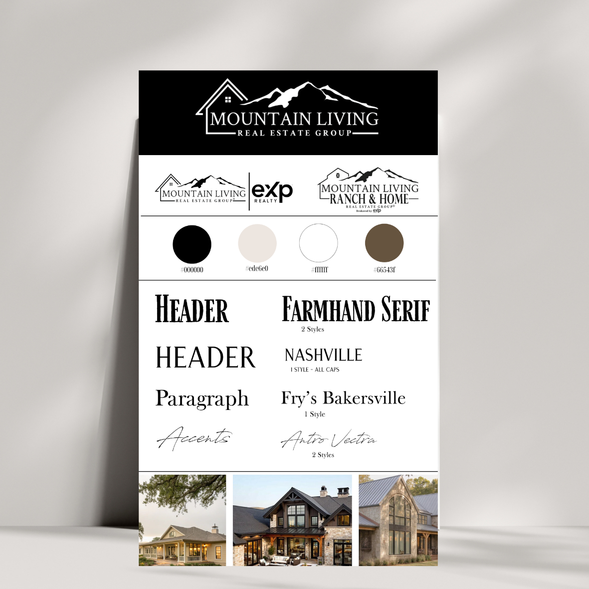 Brand Board for real estate client