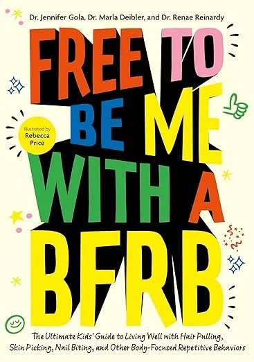 Free to Be Me with a BFRB book cover