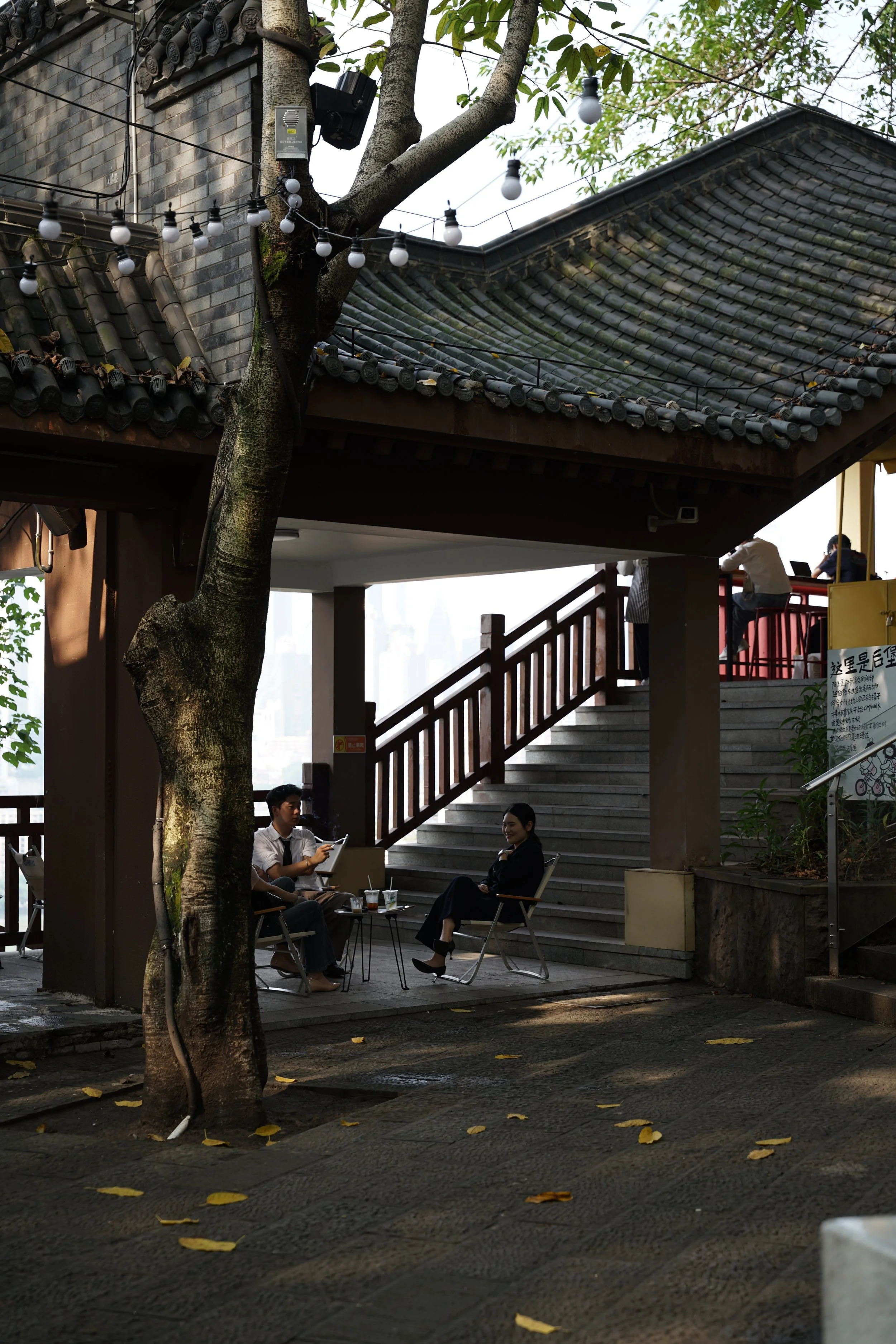 The renovated Houbao neighborhood in Chongqing