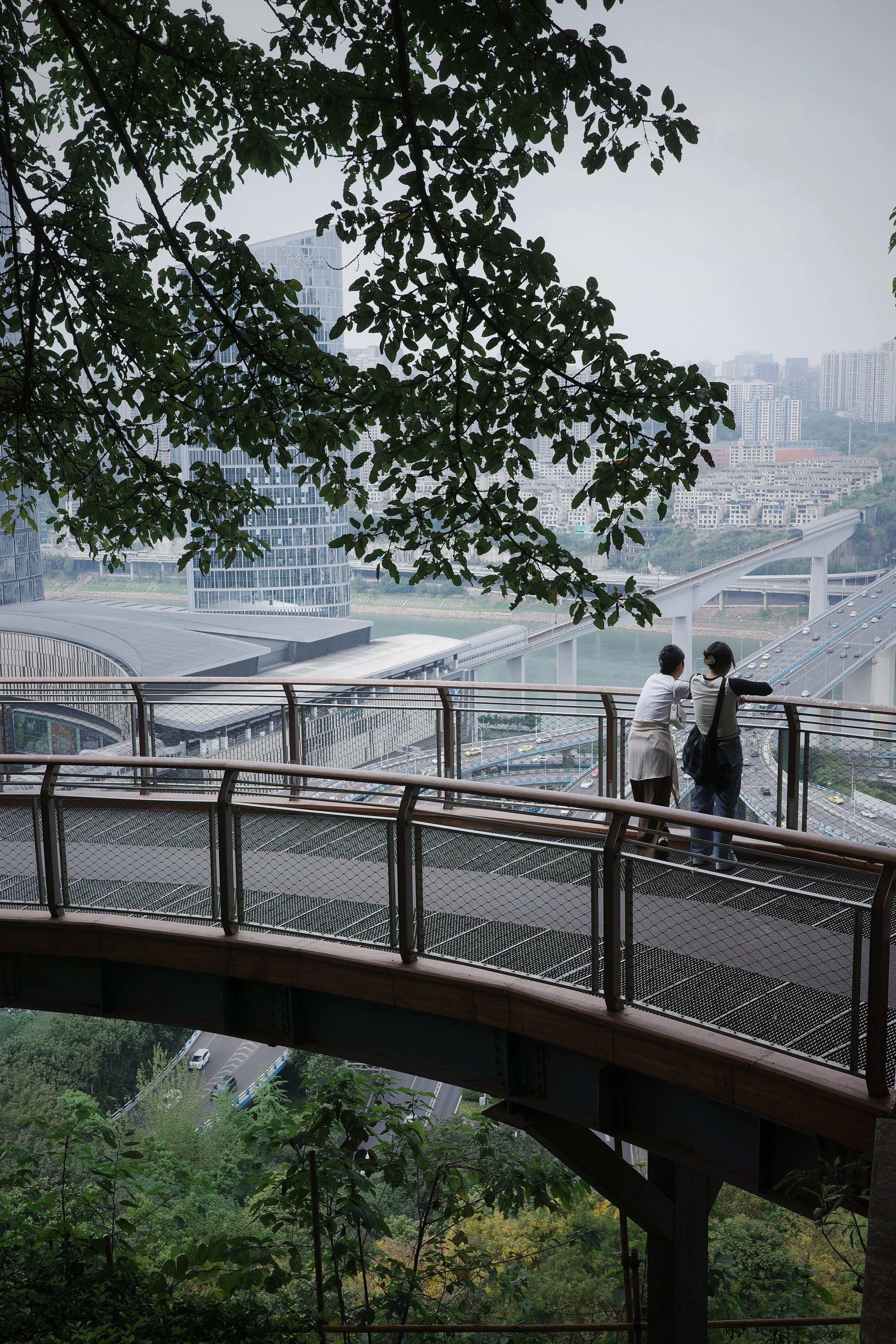 Chongqing vertical city view
