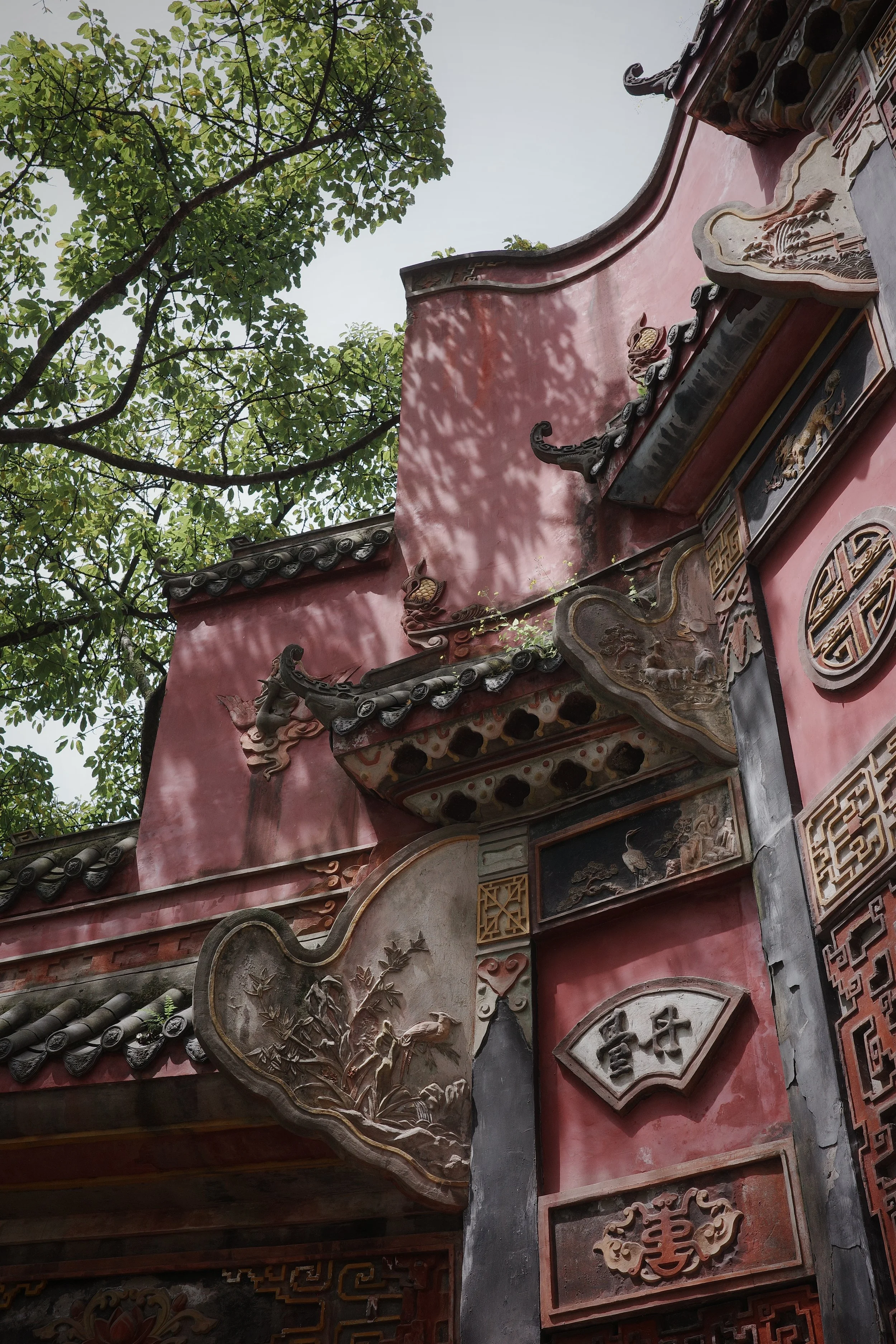 Detail of Laojun Taoist Temple in Chongqing