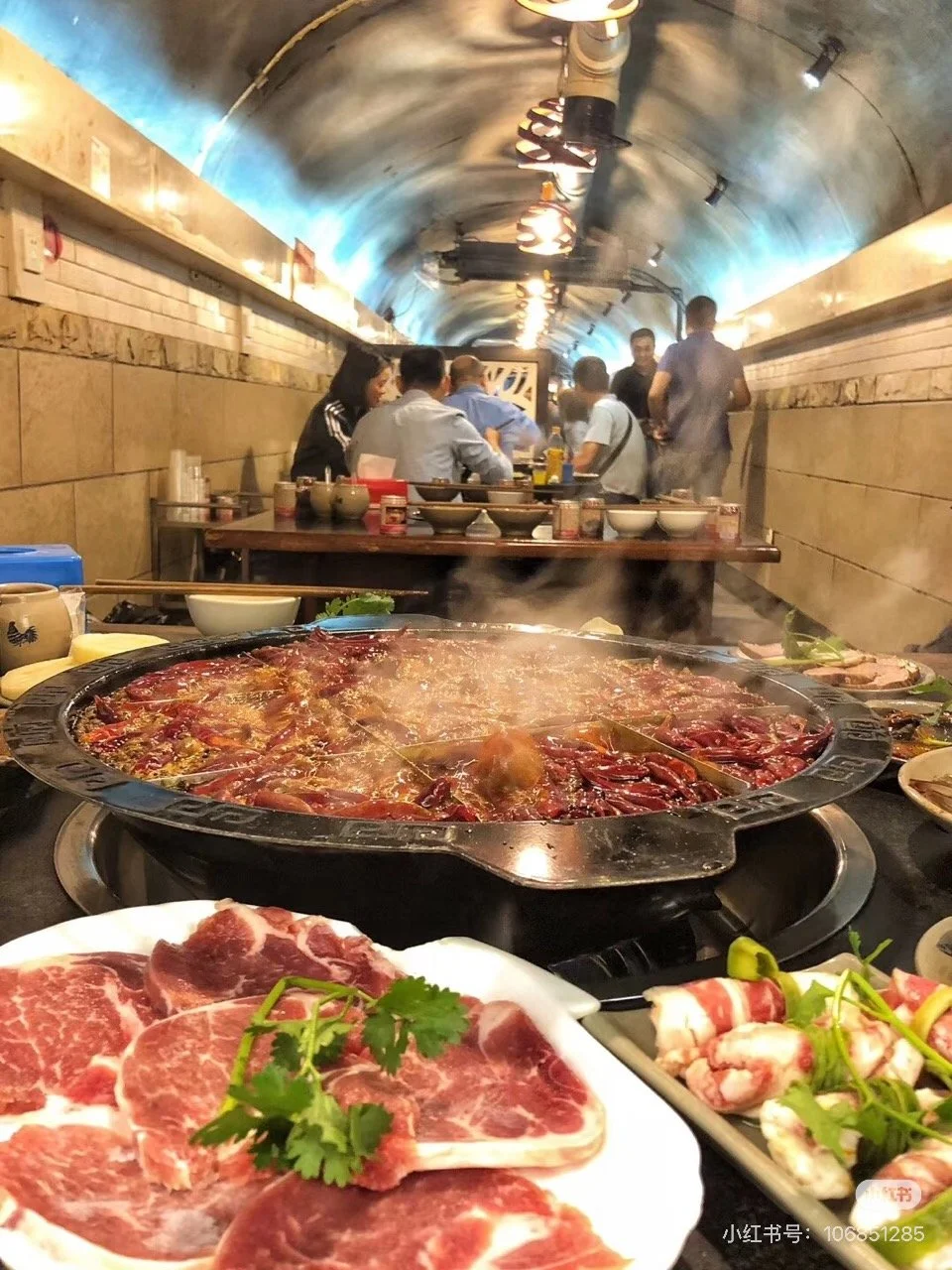 Chongqing hotpot in the bunker