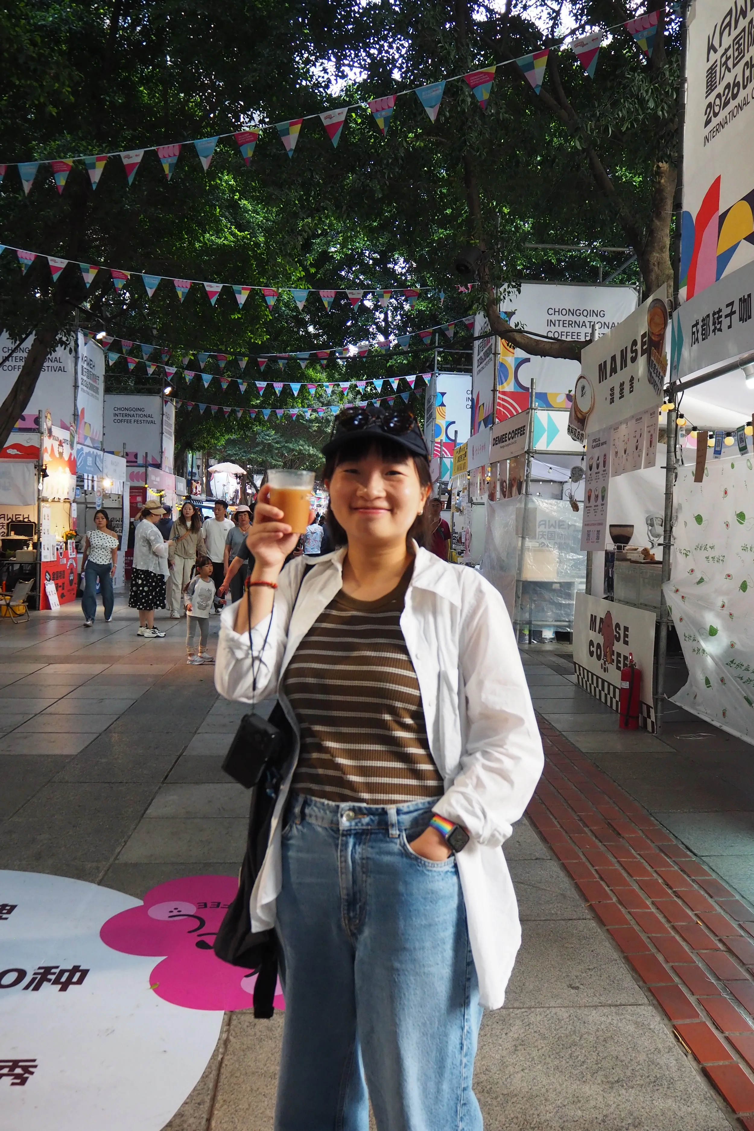 Yedu Founder Shiqi Wang at Jiefangbei, Chongqing