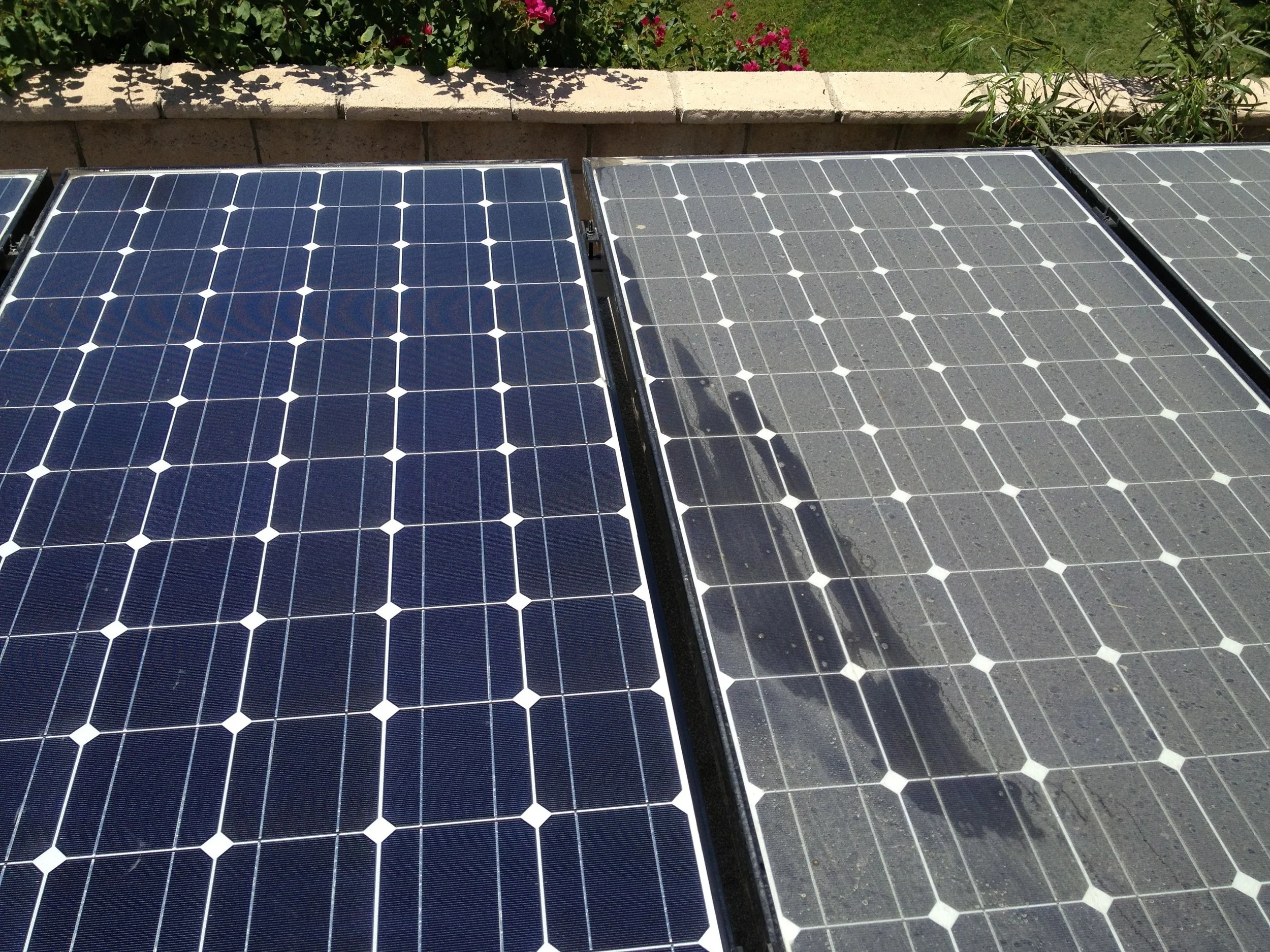 Solar Panel Washing