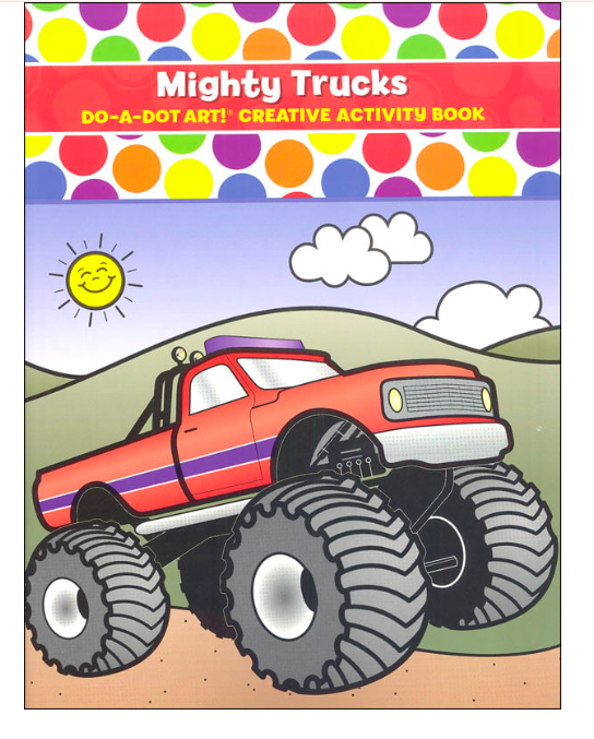 Mighty trucks creative art
