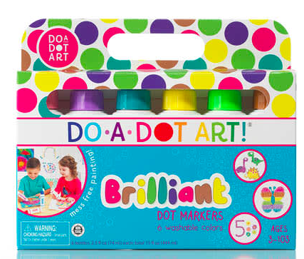 Do-A-Dot Brilliant Colors 6-Pack Washable