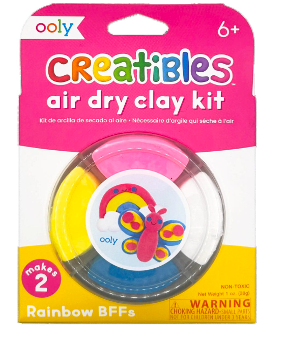 Creatibles air dry clay RAINBOW