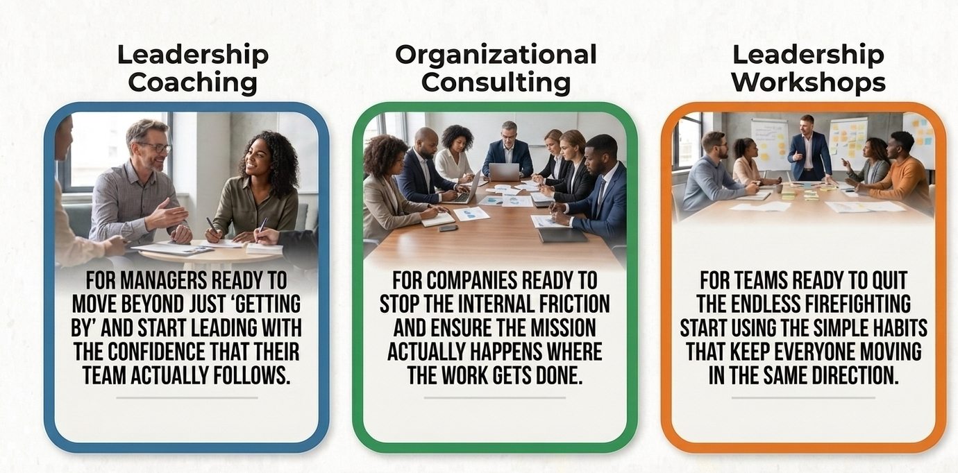 Practical leadership coaching and consulting for new managers, aspiring leaders, and growing organizations. No fluff. Real progress. speakleadership.net