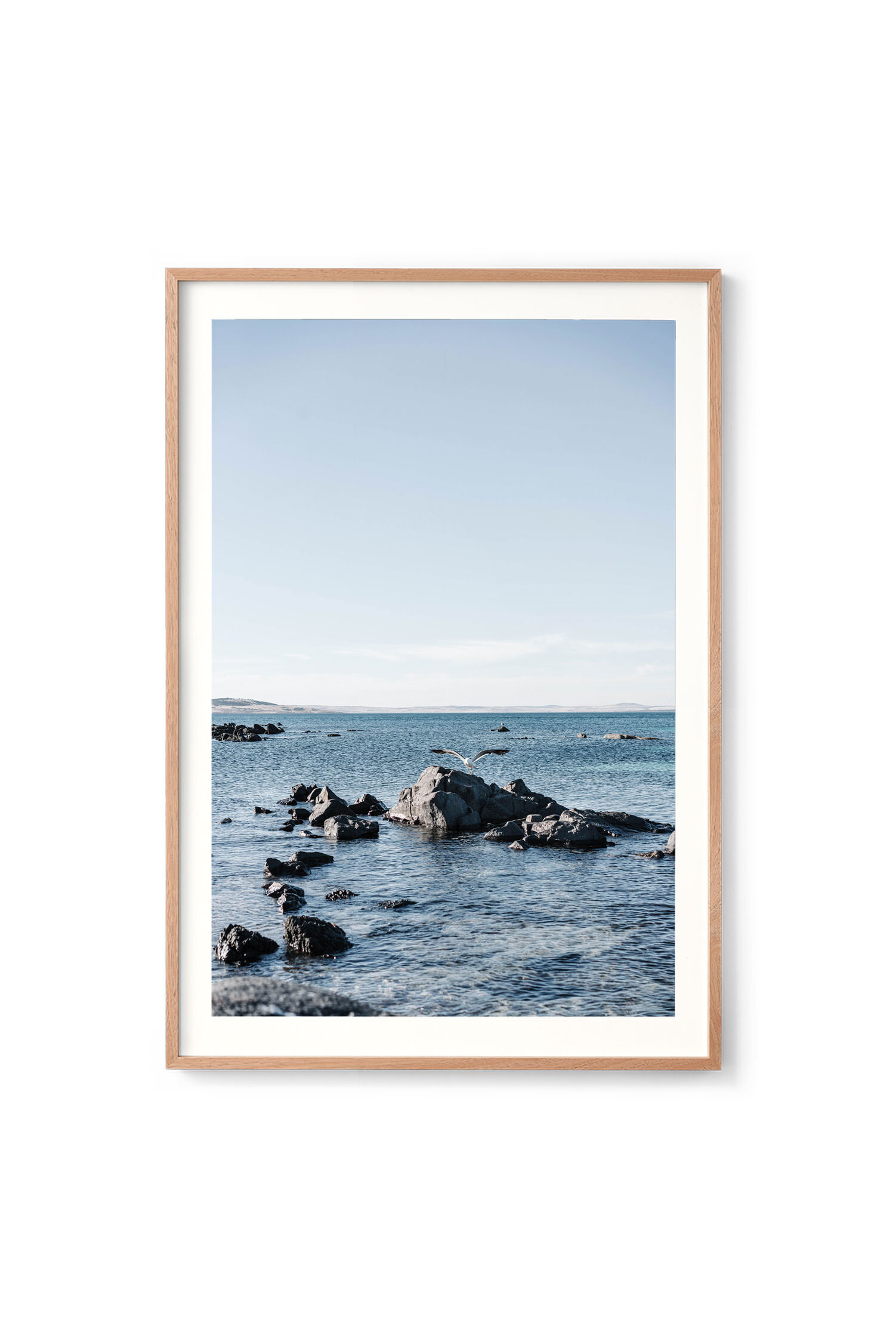 Touchdown, Lincoln National Park print in an oak frame