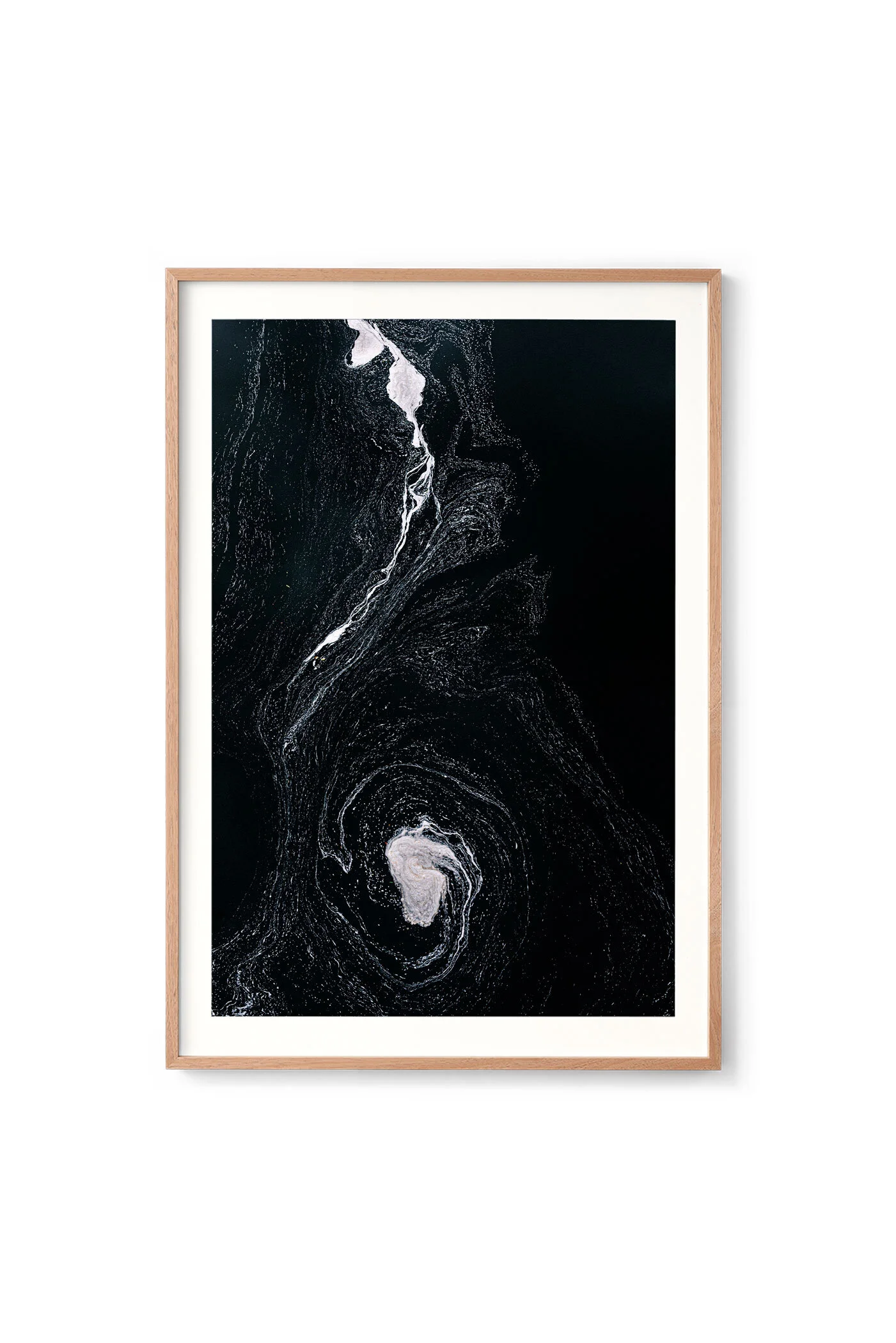 Framed limited edition fine art print - The abyss - murky, moody waters of Tasmania
