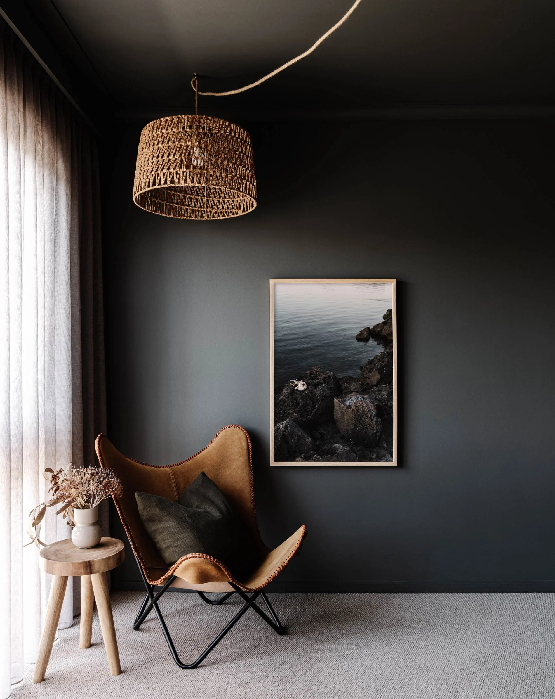 Framed wall print of a pelican’s dinner by Marnie Hawson