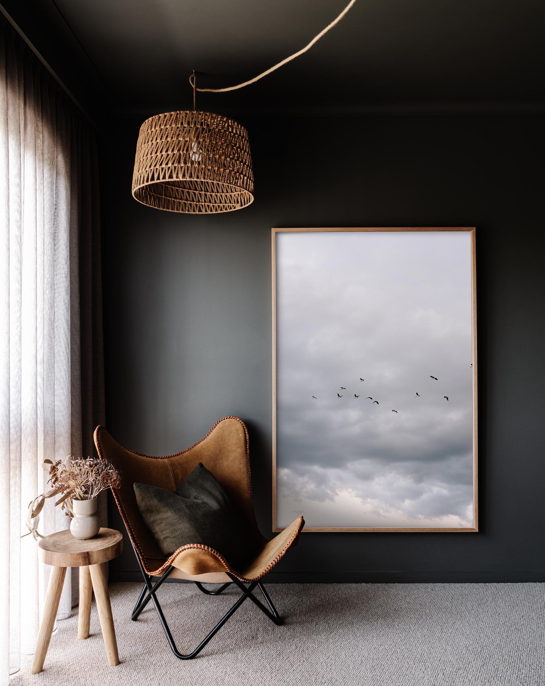 Framed wall print of birds in Broome by Marnie Hawson