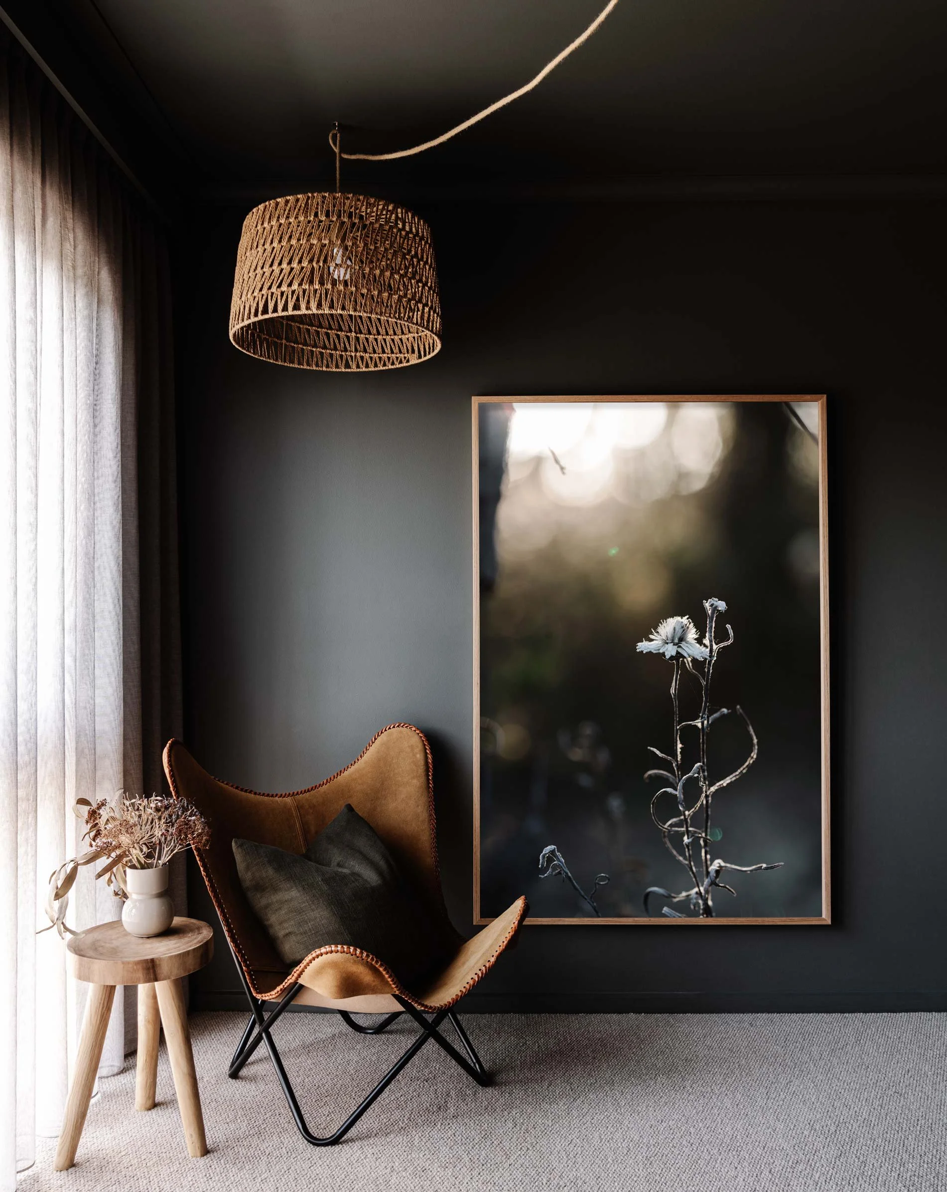 Framed wall print of the scrubland in Aldinga by Marnie Hawson