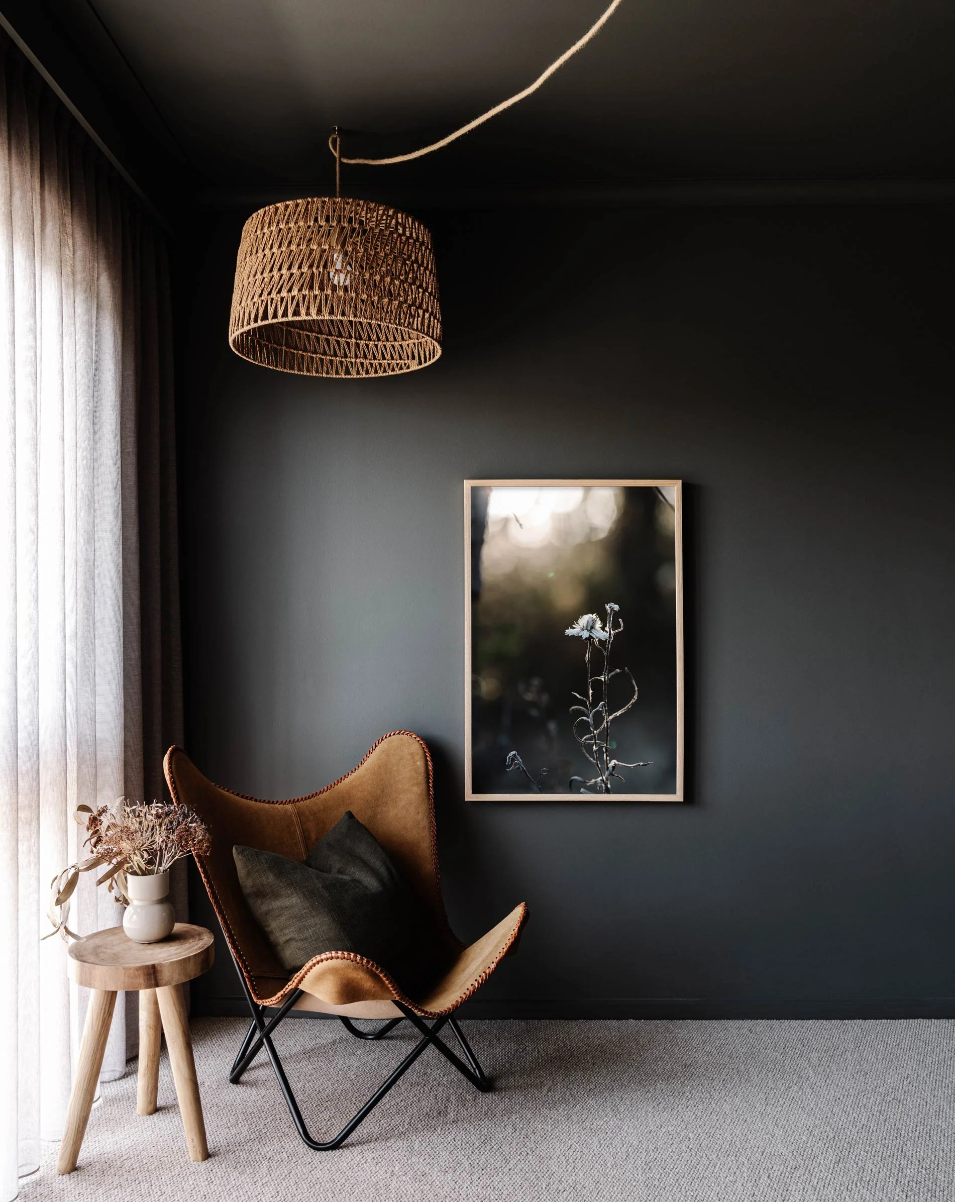 Framed wall print of the scrubland in Aldinga by Marnie Hawson