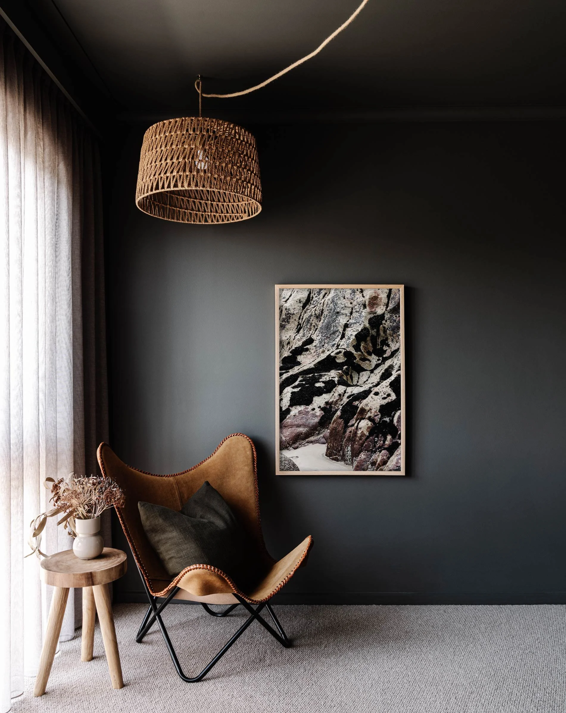 Framed wall print of rocks at Whisky Bay by Marnie Hawson