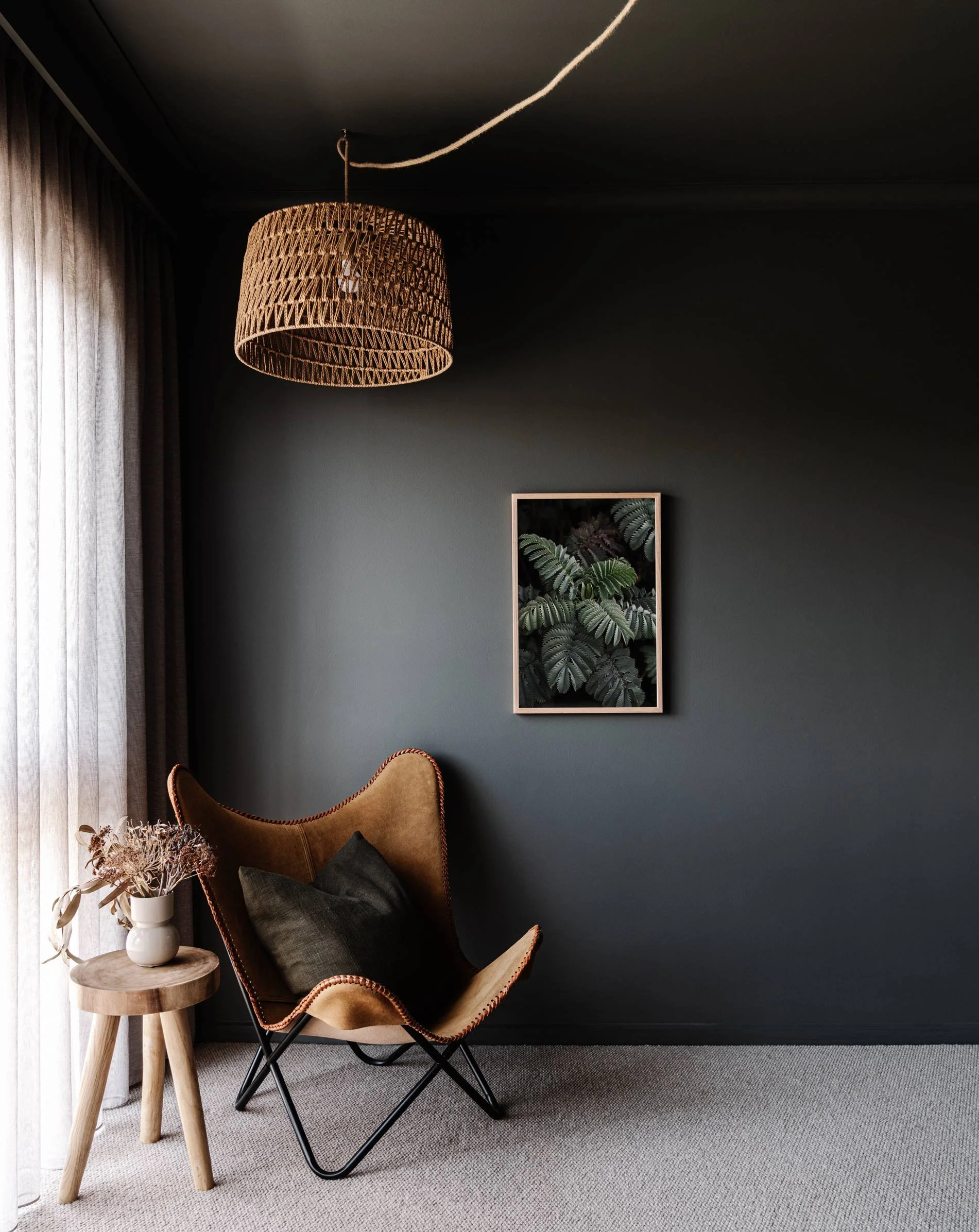 Framed wall print of giant honey flowers by Marnie Hawson