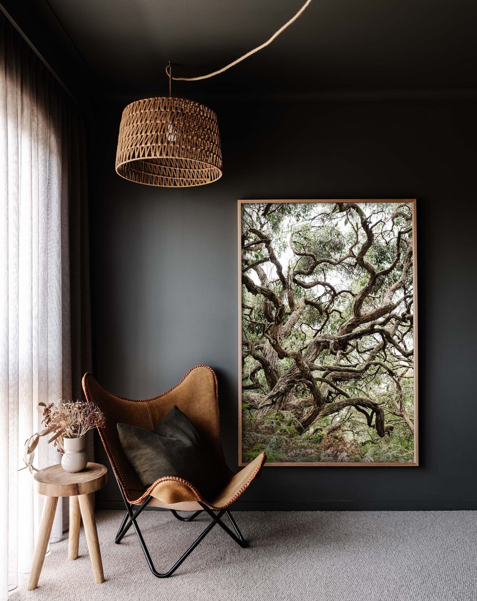 Framed wall print of a tree by Marnie Hawson