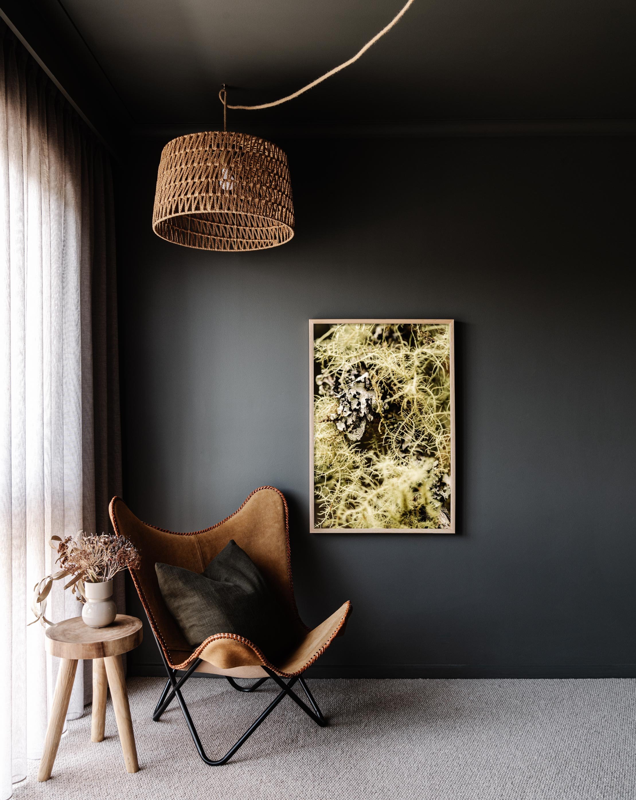 Framed wall print of moss in Tasmania by Marnie Hawson