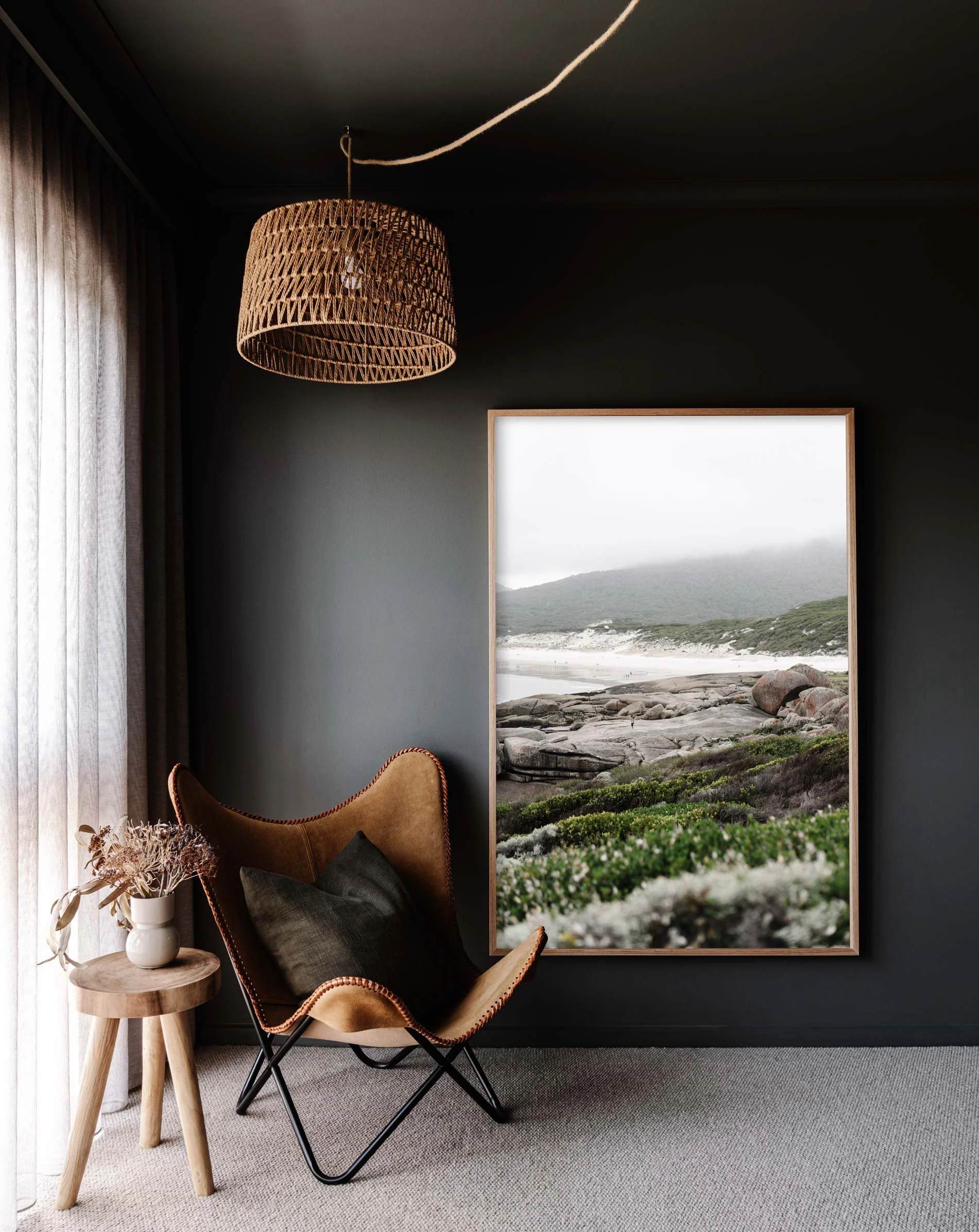 Framed wall print of Squeaky Beach by Marnie Hawson