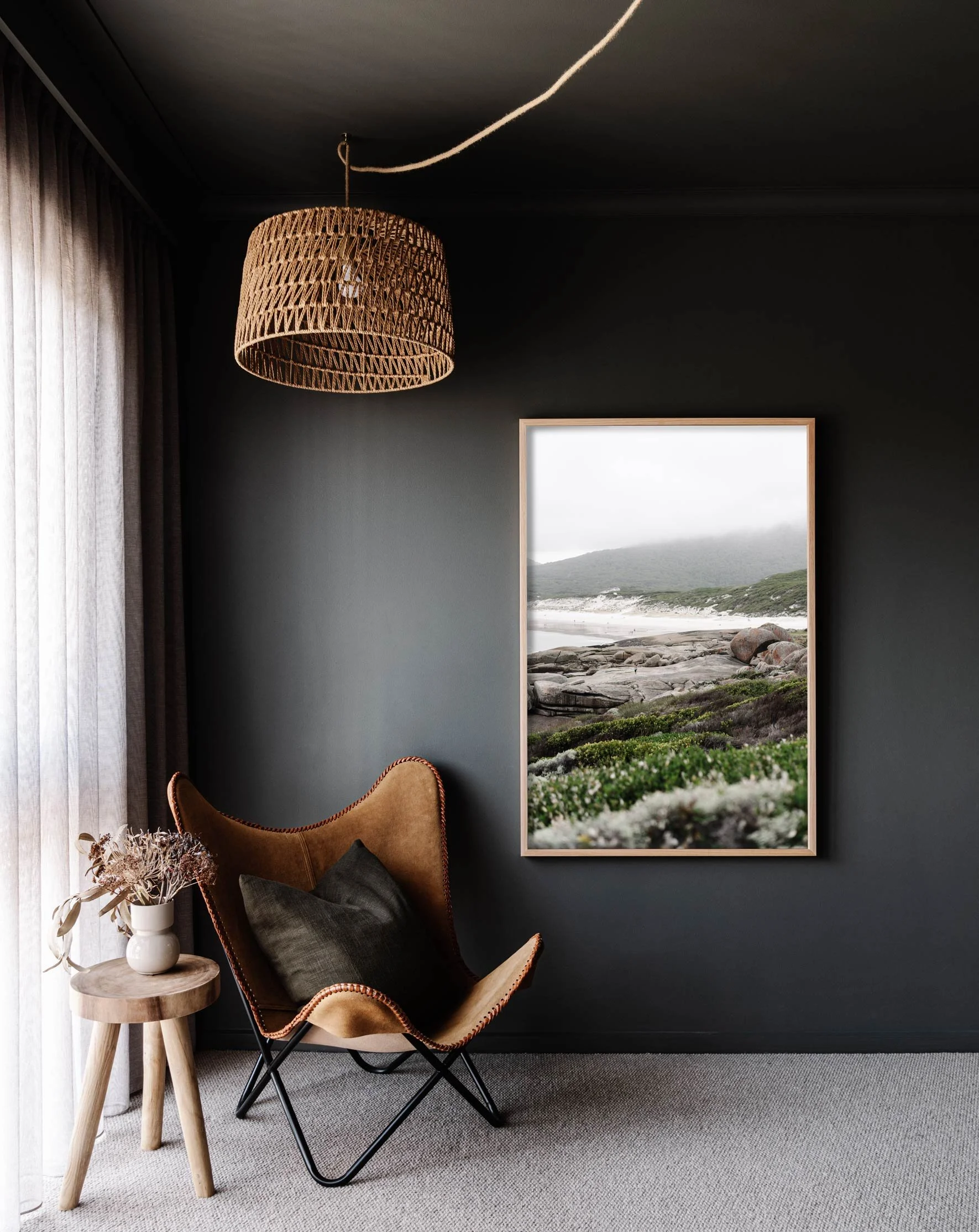 Framed wall print of Squeaky Beach by Marnie Hawson