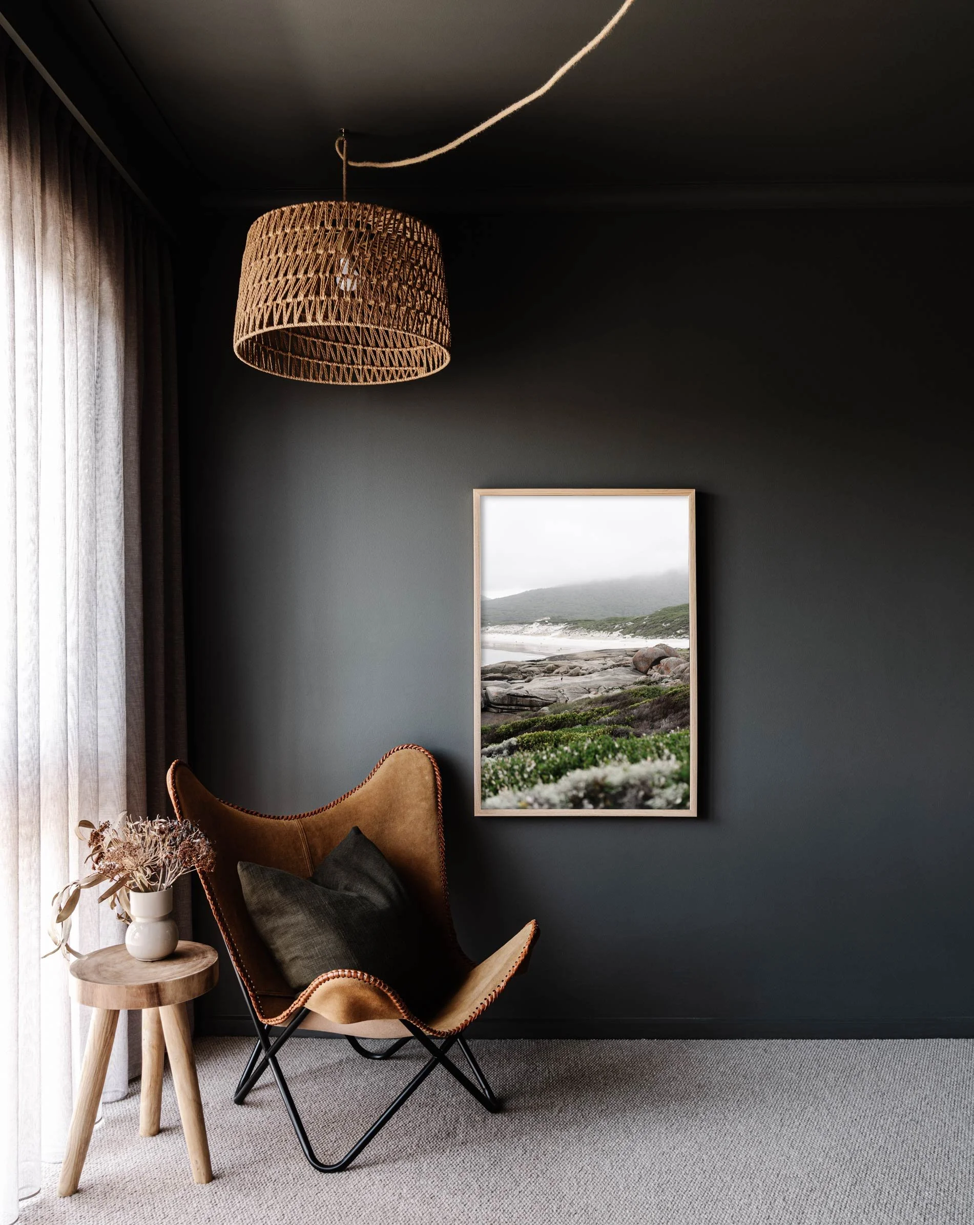 Framed wall print of Squeaky Beach by Marnie Hawson