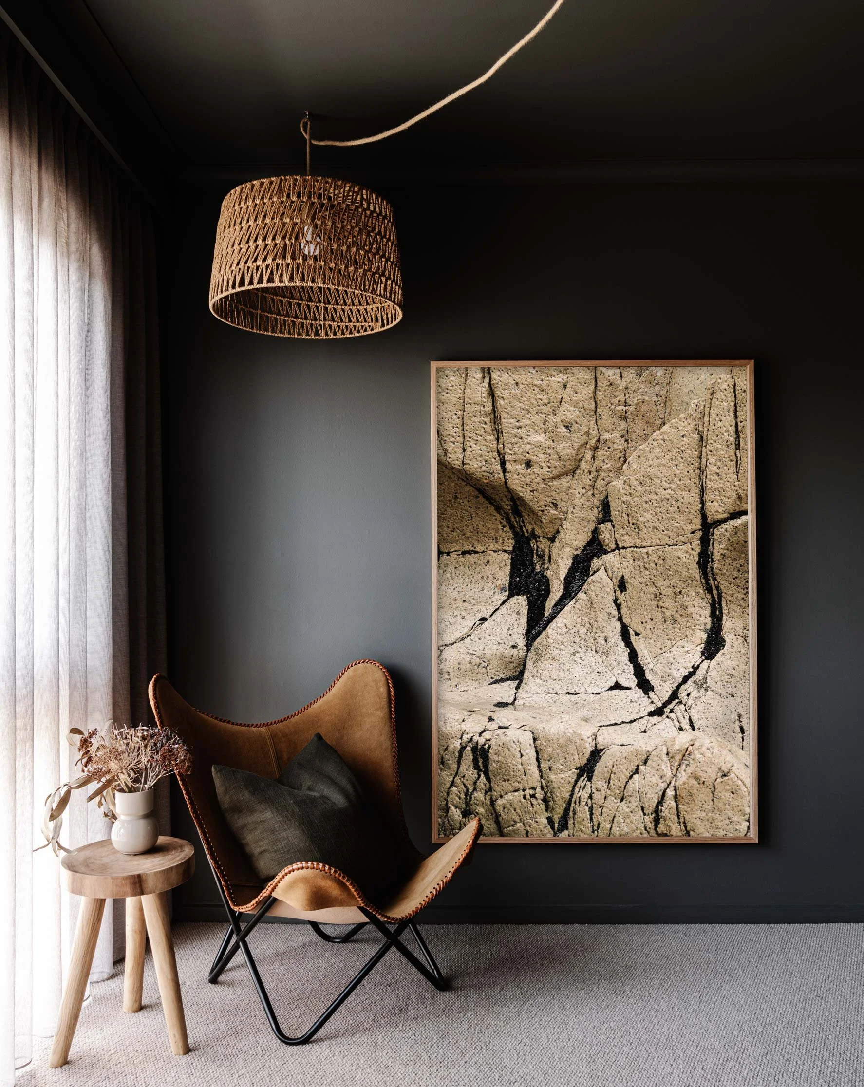 Framed wall print of Whisky Bay by Marnie Hawson