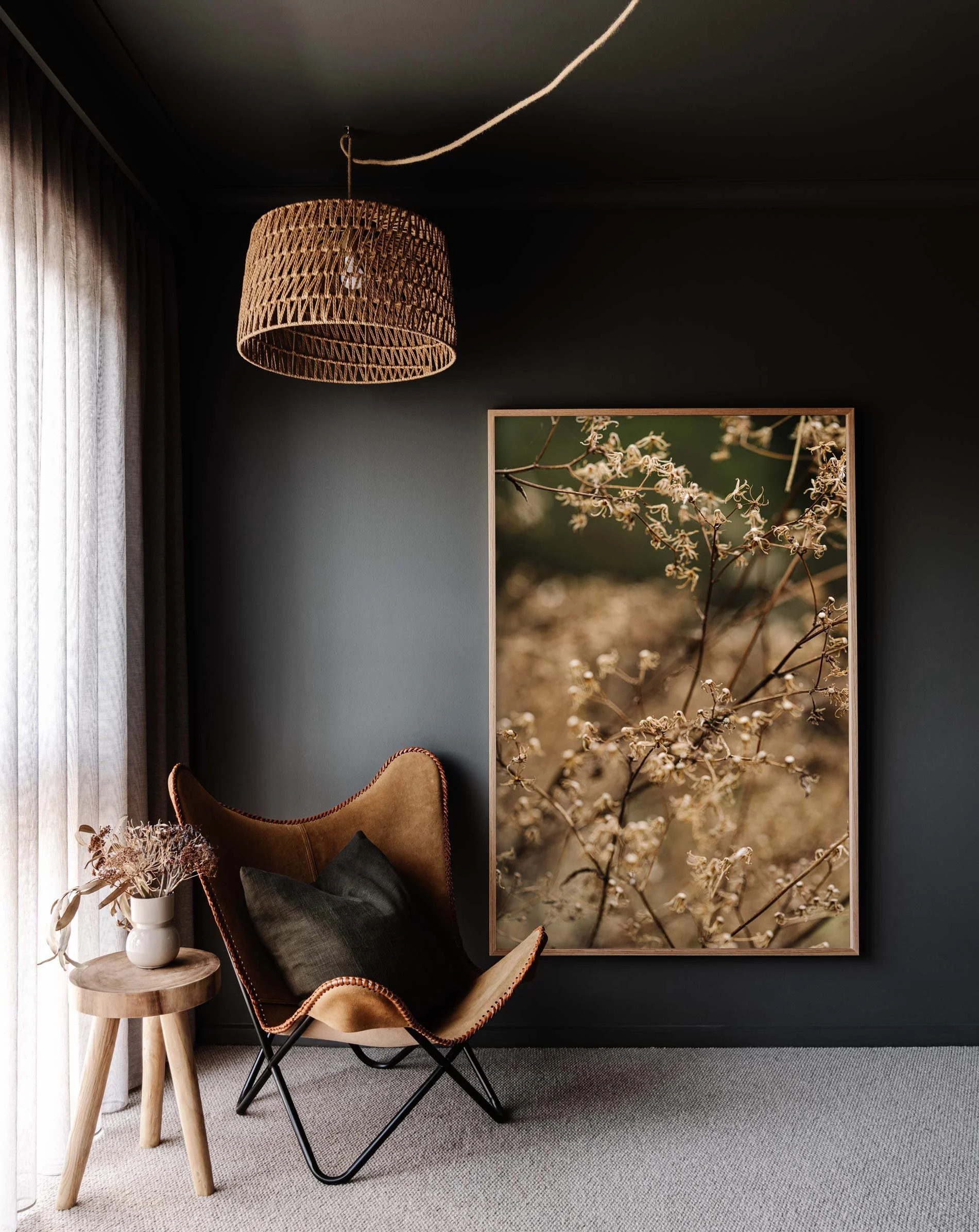 Framed wall print of a tiny fern by Marnie Hawson