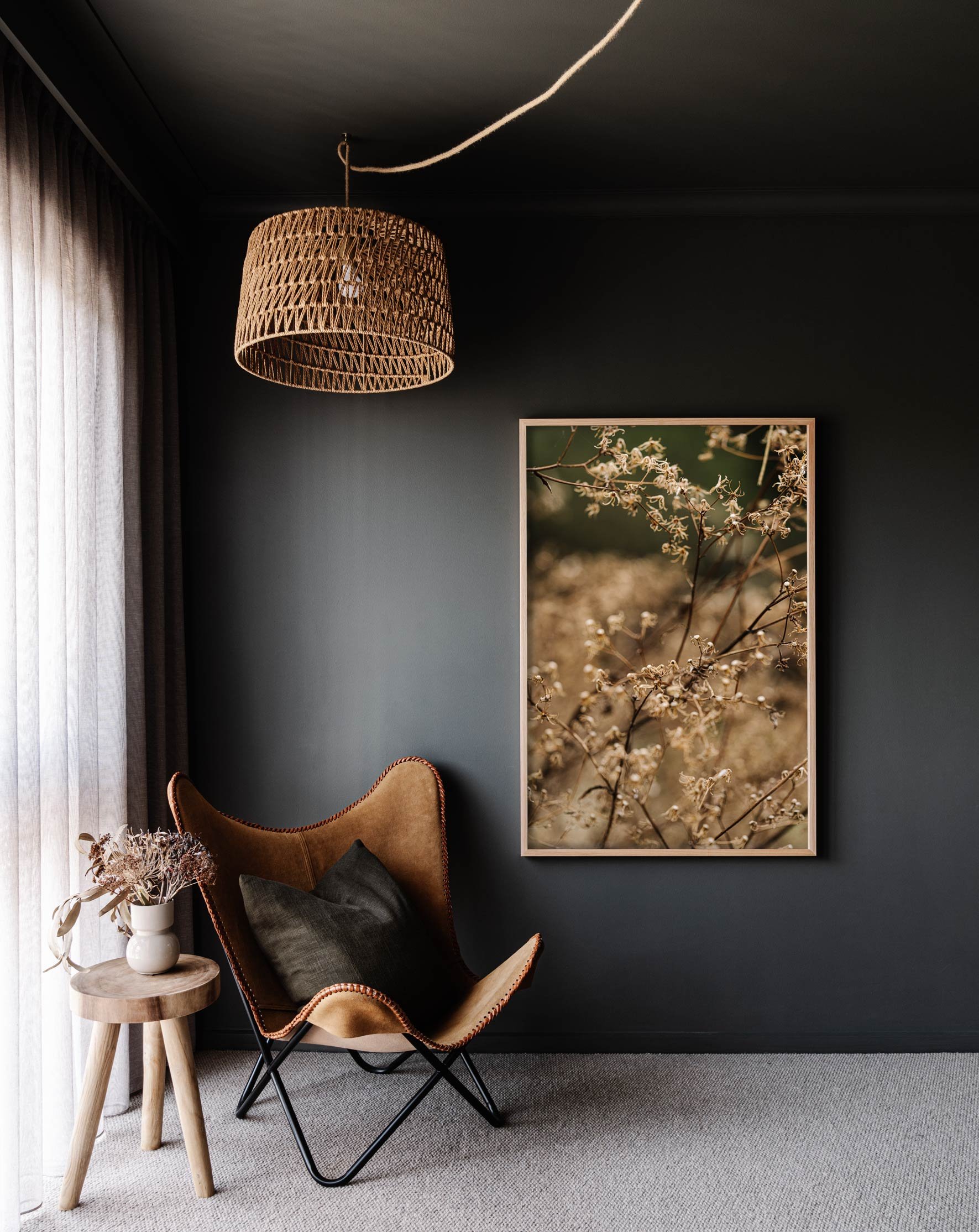 Framed wall print of a tiny fern by Marnie Hawson