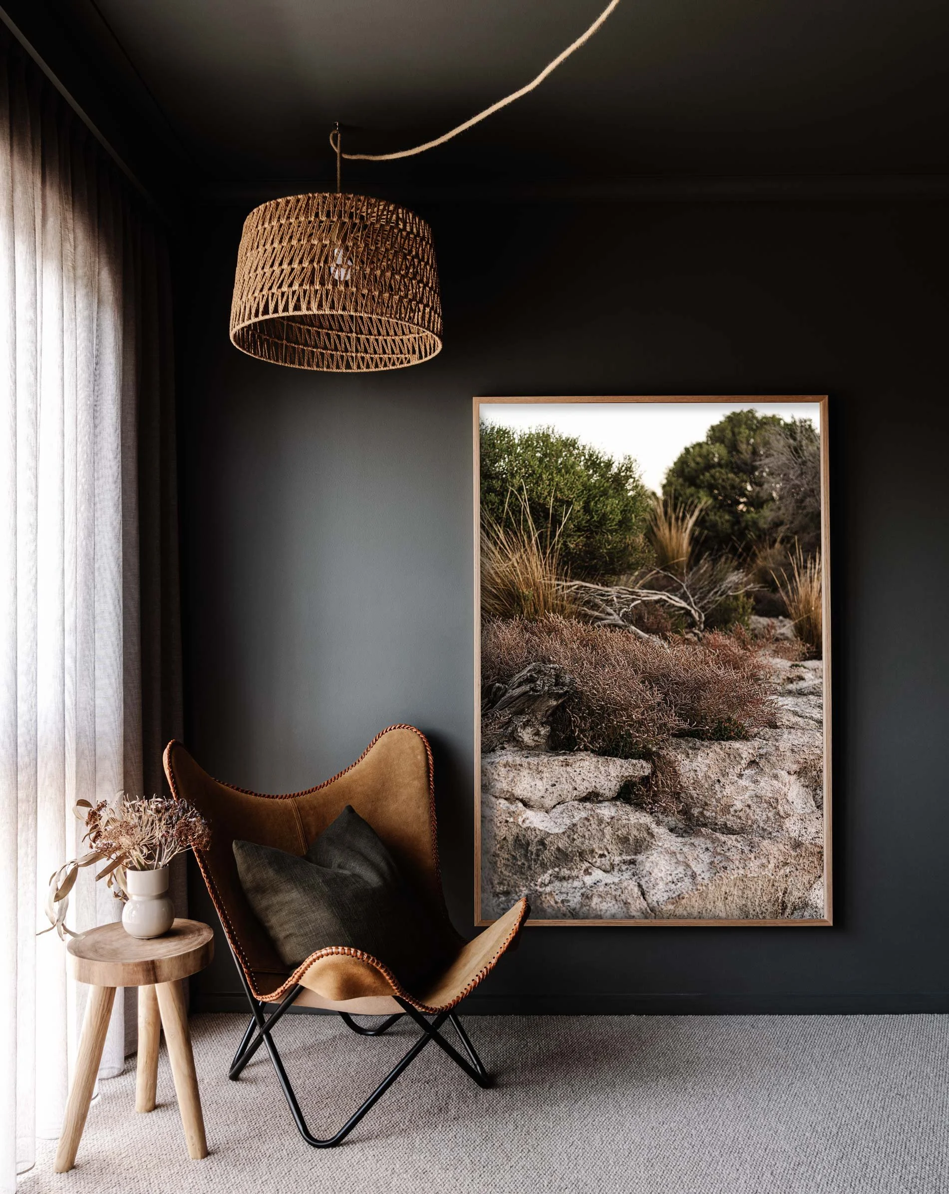 Framed wall print of the foreshore in Coffin Bay by Marnie Hawson