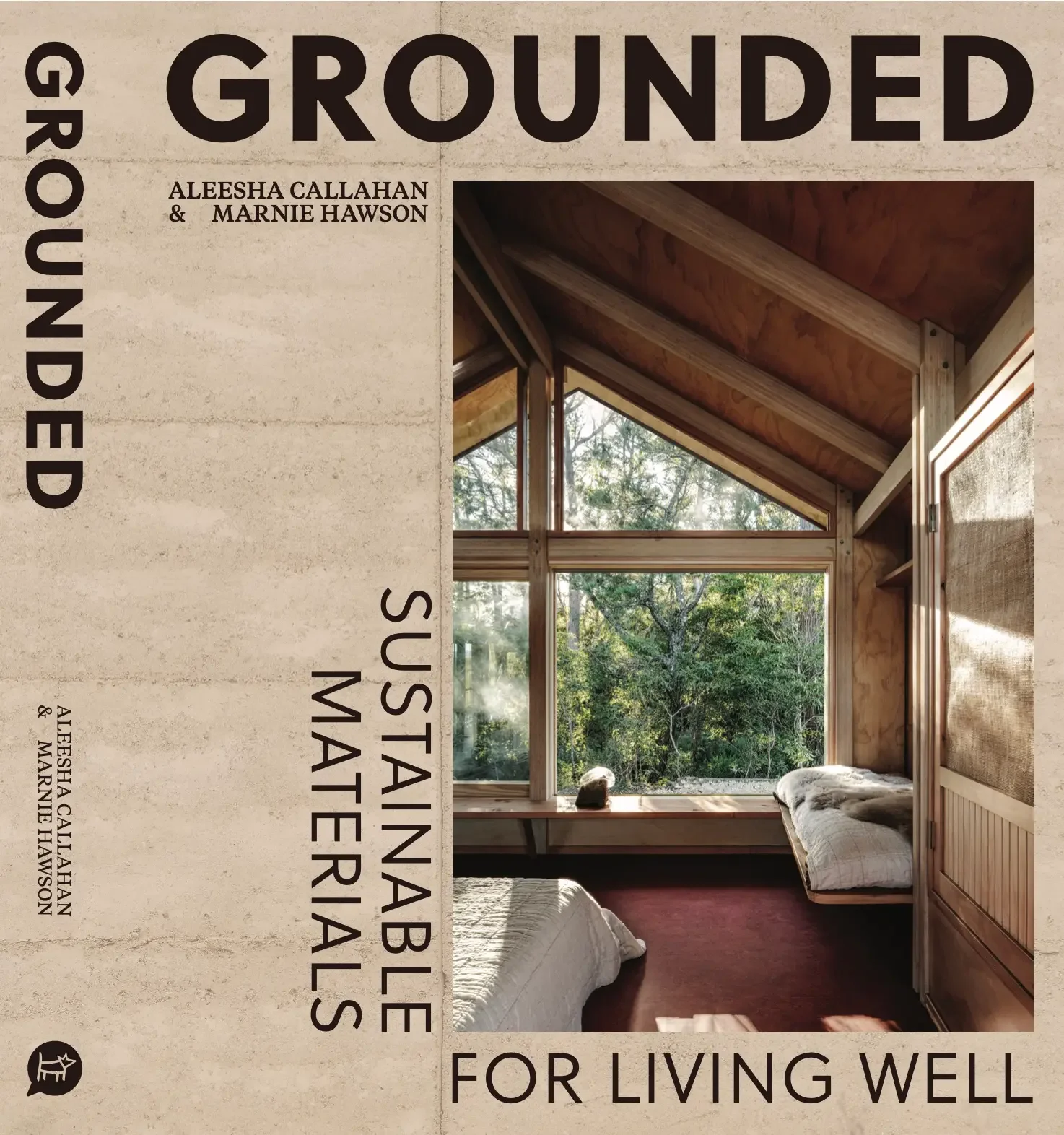 Grounded book cover: sustainable materials for living well