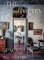 The Poetry of Spaces book cover, eclectic living room