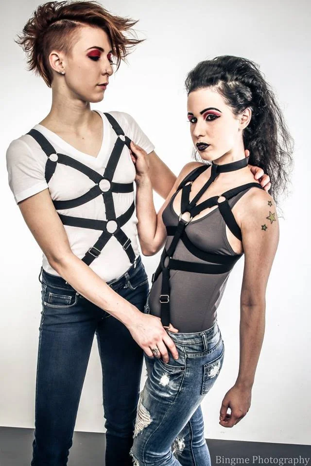 Worked with local designer on her line of custom fetish wear