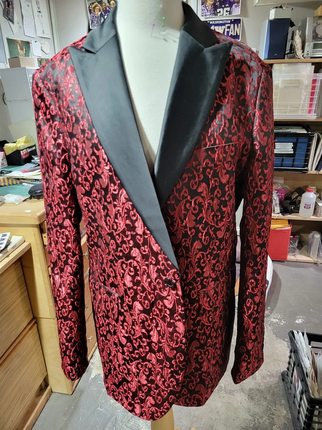 Altered jacket for client