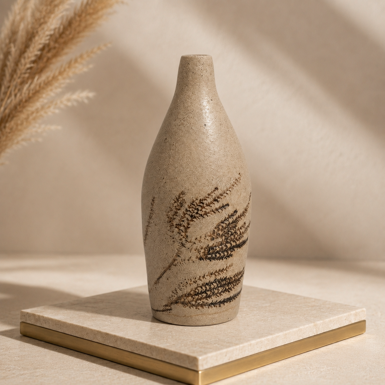Fern Shadow Vase
