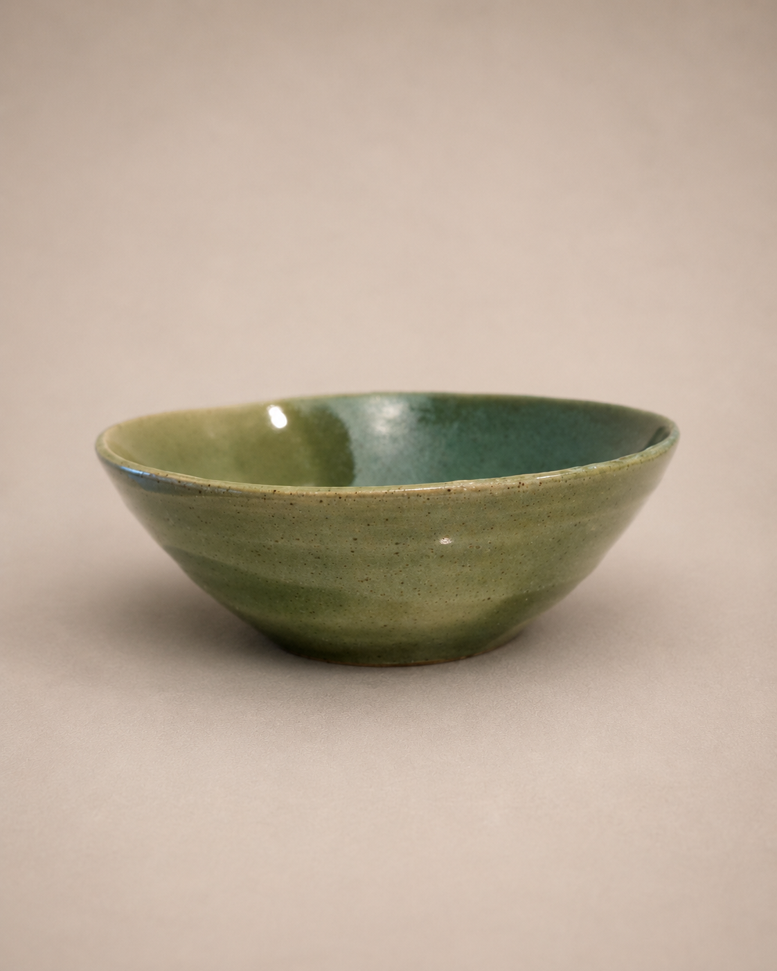 Moss Green Serving Bowl