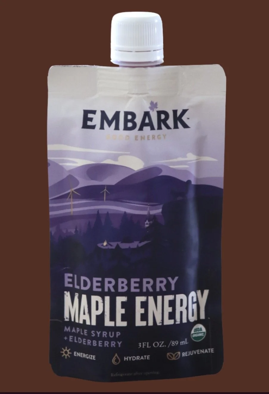 Embark Elderberry Maple Energy pouch