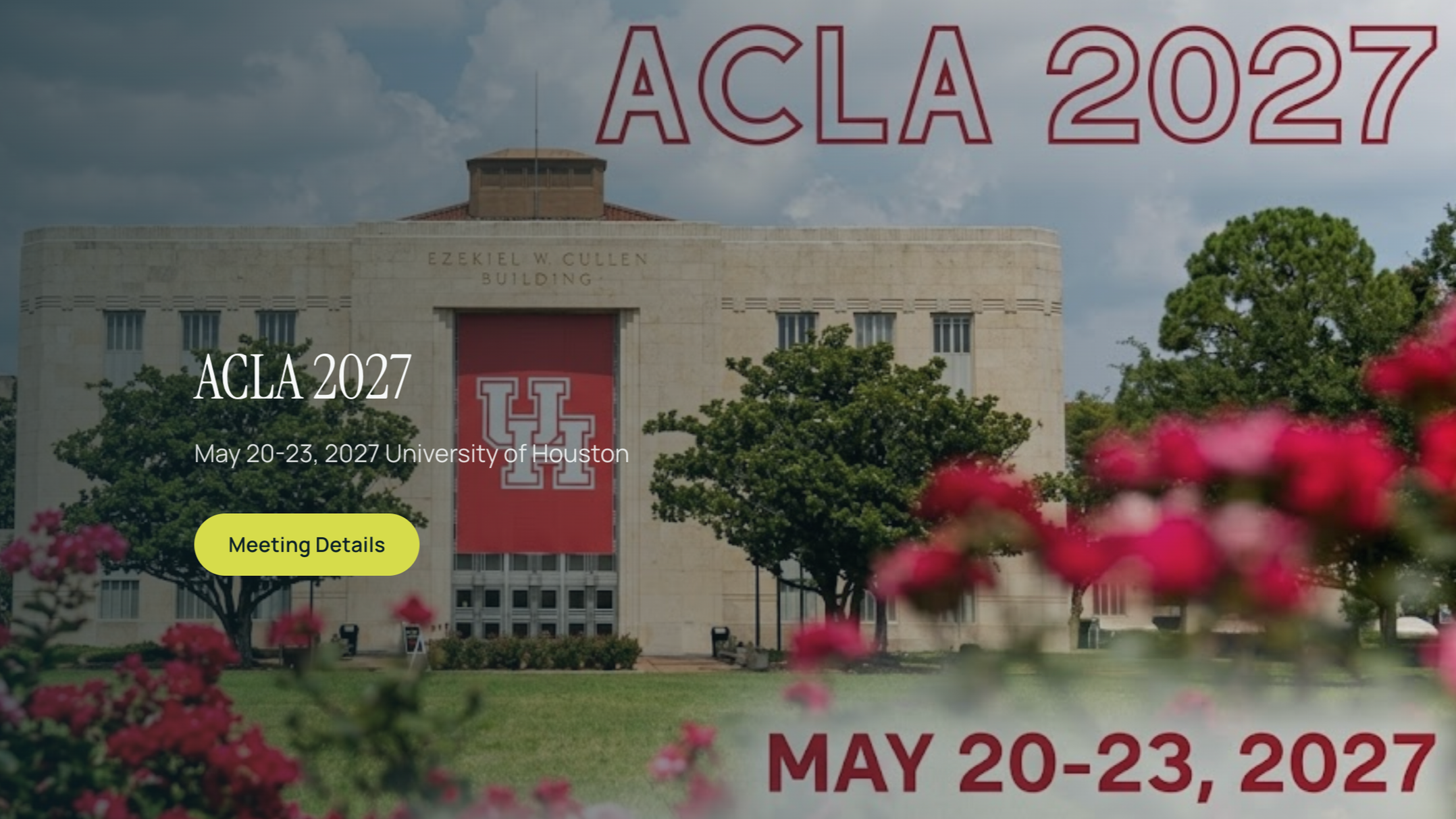 2027 American Comparative Literature Association (ACLA)