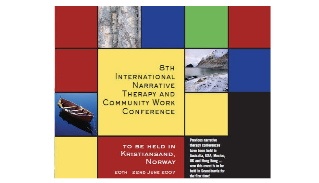 8th International Narrative Therapy and Community Work Conference