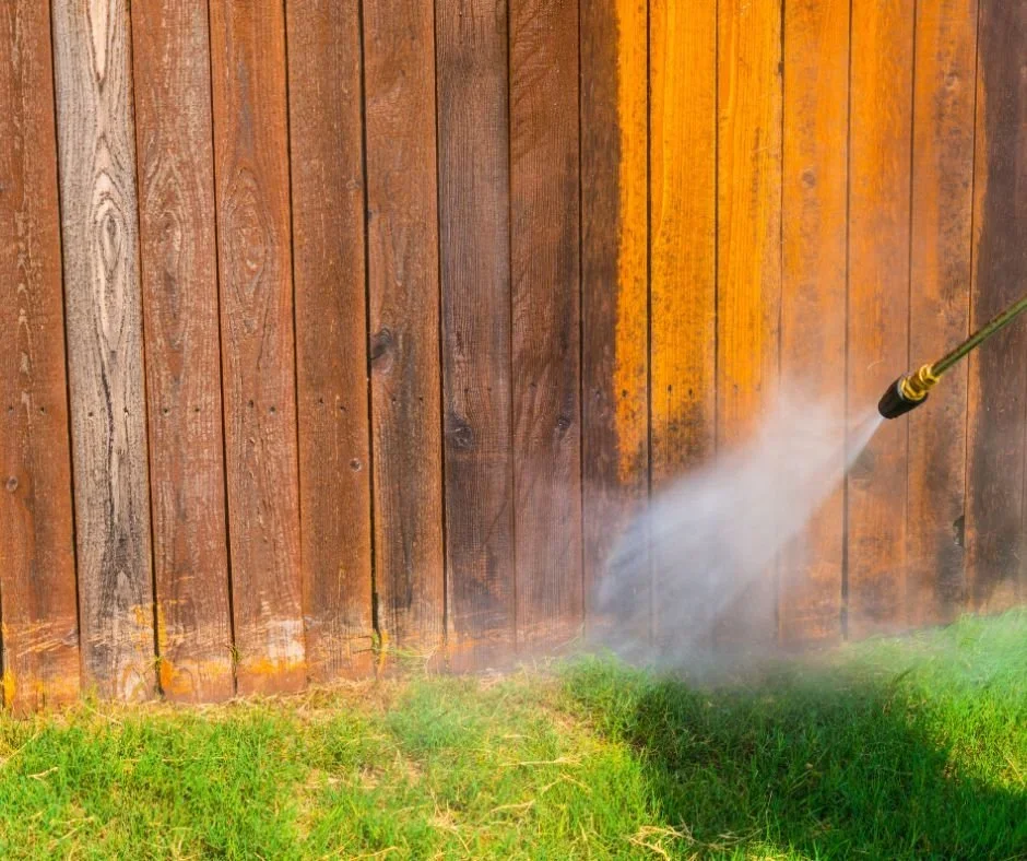 rofessional fence and wall pressure washing Central Coast NSW by SparknBlast
