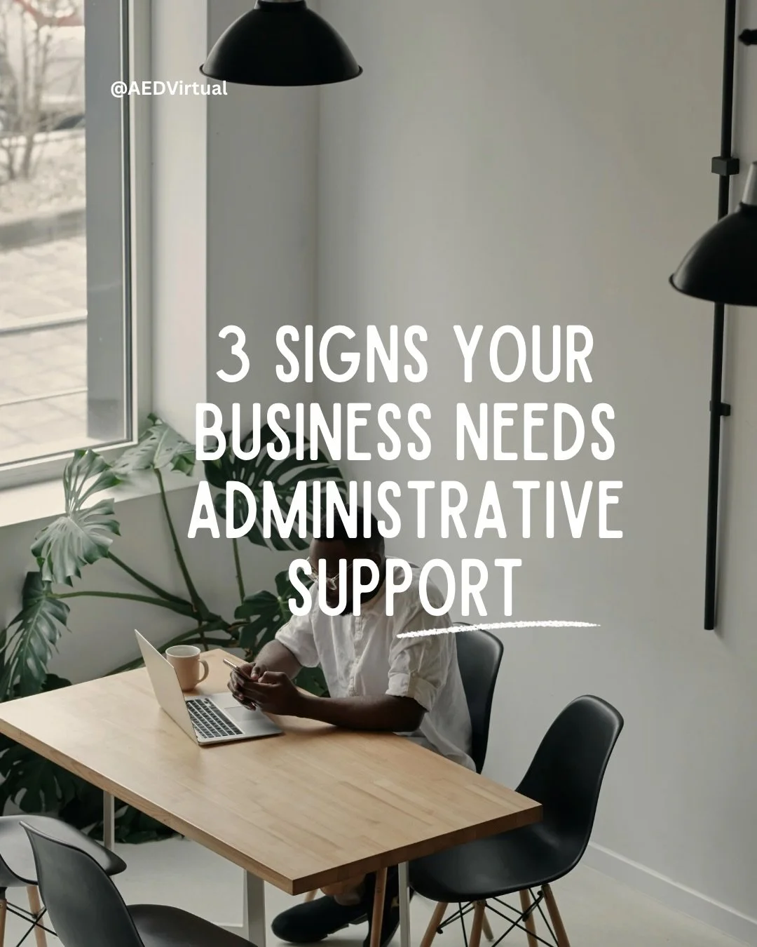 Feeling overwhelmed? Here are 3 signs it might be time to look for administrative support. 

#virtualassistantservices #worksmarter