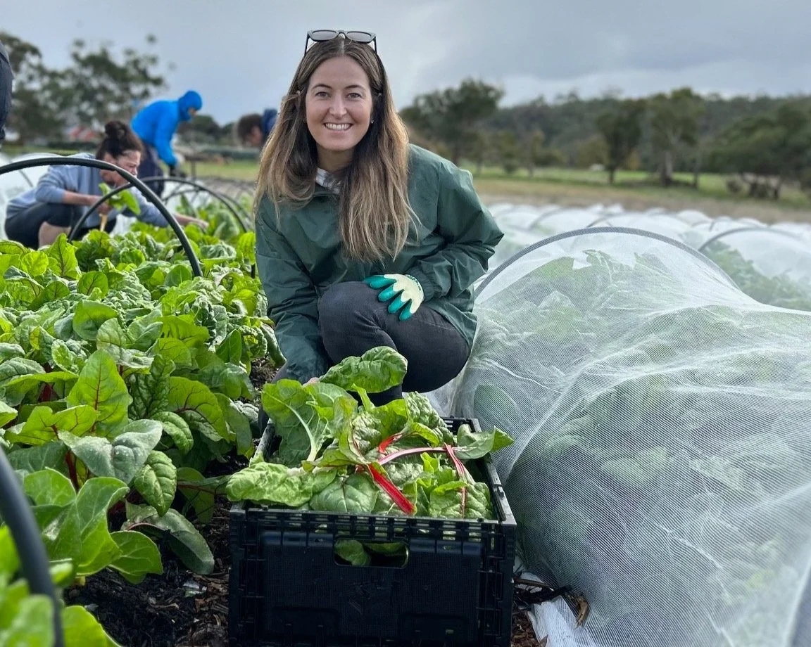 Jenni donating her time in the fields of Food For Change, another example of Gembridge supporting the For-purpose sector.