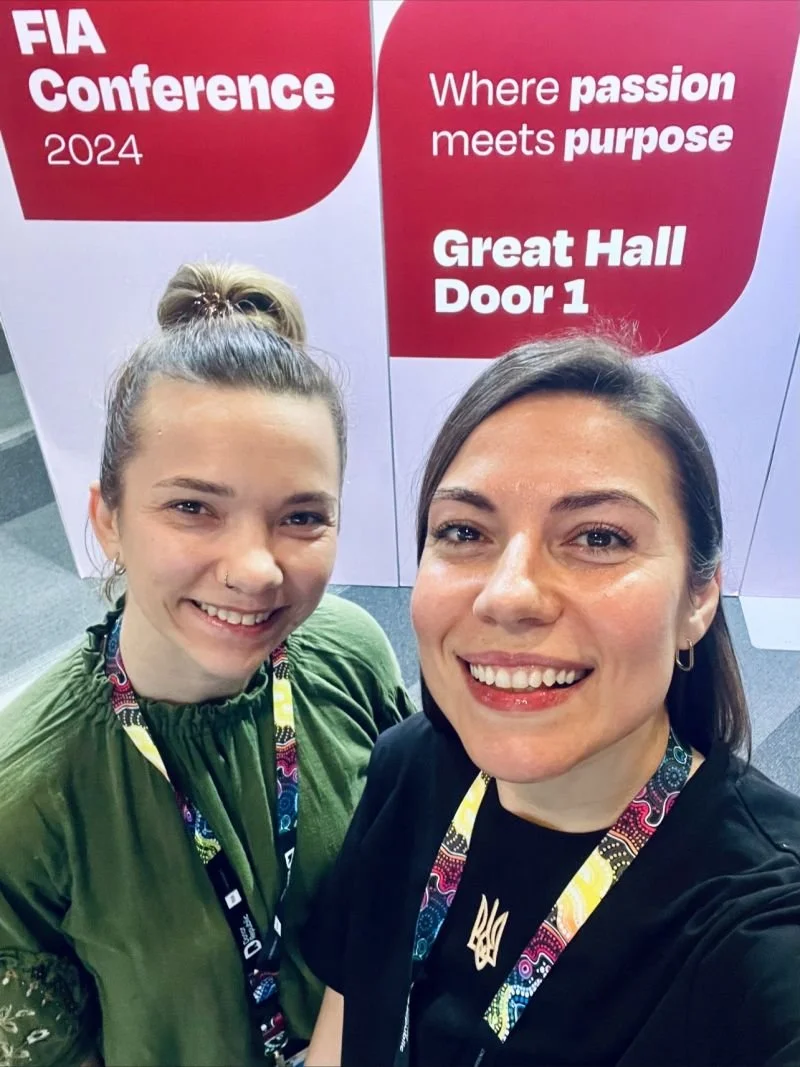 Olha Poliakh and Svitlana Pugach